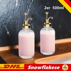 2x Dispenser Schiuma Dispenser Sapone 500ml Disinfezione Sapone Liquido Bambini Bottiglia - Foto 1 di 18