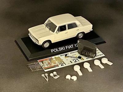 POLSKY FIAT 125P #21 GLECLENZYNBKI-ROSANSKI RALLYE MONTECARLO 1976 Transkit 1:43 - Immagine 1 di 4