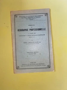 Naud - Précis de géographie professionnelle - examen des postes 1942 - Picture 1 of 2