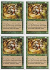 MTG: STALKING TIGER 6th Edition COMMON; played, Excellent condition x4