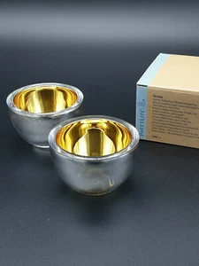 Partylite Teelichthalter Paar " Gold " P91592 NEU / OVP - Bild 1 von 1