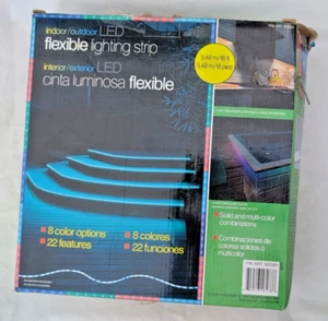 Innen Außen LED Flexible Lichtleiste 8 Mehrfarbig Kombination 22 Funktionen - Bild 1 von 5