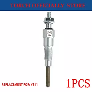 Glow Plug Single M4 Threaded Replace for YE11 for YANMAR 16281-6551-1 - Foto 1 di 1