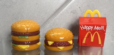 老式 90 年代麦当劳变压器玩具恐龙快餐玩具快乐餐巨无霸 — 第 1/3 张图片