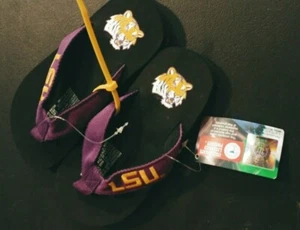 LSU Tigers kids sandals/flip floppers (Size 11-12) - Bild 1 von 4
