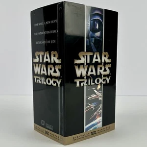 Star Wars Trilogy VHS THX Digitally Mastered Box Set 1995 Faces Edition VG - Picture 1 of 6