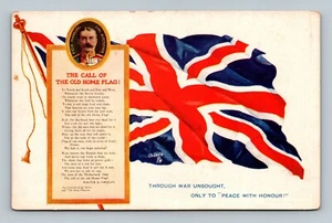 THROUGH WAR UNSOUGHT, ONLY TO' PEACE WITH HONOR TUCKS's Postcard - Picture 1 of 2