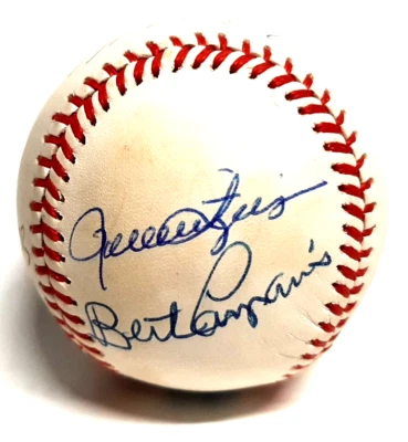 JIM Catfish HUNTER Vida BLUE Reggie Jackson 3x WS Champs Signed 1972 Oakland A's - Image 1 of 4