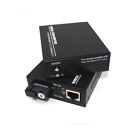 1000 Mbps Gigbit Ethernet Transceiver Fiber optic SC Single mode Up 20Km