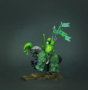 The Green Knight Bretonnia ** COMMISSION ** pro painting - Picture 1 of 6
