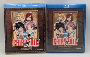 Fairy Tail: Collection One Episodes 1-24 Blu-Ray/DVD Combo Season 1 & 2 w/ Slip - Picture 1 of 13