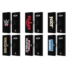 OFFICIAL WWE TV PROGRAM LOGO LEATHER BOOK WALLET CASE COVER FOR SAMSUNG PHONES 3