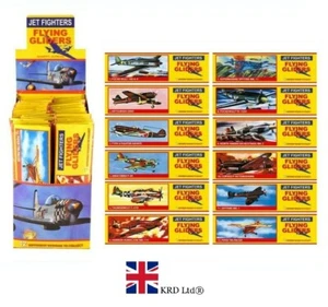 JET FIGHTERS FLYING GLIDERS Boys Party Loot Bag Fillers Toy Planes Lot R20001 UK - Picture 1 of 11