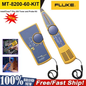 Fluke Networks MT-8200-60-KIT IntelliTon Pro 200 Toner&Probe Kit Cable Tester - Picture 1 of 9