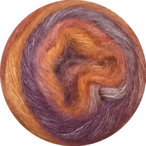 Rico Design ::Essentials Kid Mohair ❤️ Silk Print #05:: Fire - Picture 1 of 5