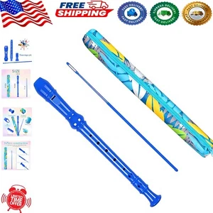 Soprano Recorder for Kids - 8 Hole C Key Instrument with Bag & Cleaning Rod - Picture 1 of 7