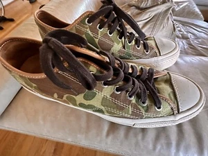 visvim SKAGWAY LO Duck Camo Sneakers Shoes US 8.5 - Picture 1 of 9