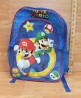 Genuine Nintendo 2015 Multi-Color Super Mario & Luigi BackPack / Book Bag Only 