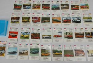 Hemma Germany 32 world Luxury sport Cars VTG 1970's Quartet trading card - Picture 1 of 6