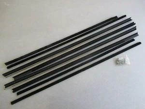 59 60 CHEV IMPALA WEATHERSTRIPS NEW 2 DR HT DOOR WINDOW FELTS 1959 1960 - Picture 1 of 1