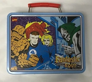 Fantastic Four lunch/utility box, lightly used - Picture 1 of 9