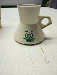 Tazza da viaggio vintage Quaker State We Get Crude Wonder senza fuoriuscita diapositiva nuova con scatola - Foto 1 di 3