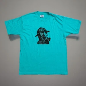 Vintage 1989 Sherlock Holmes Graphic T-Shirt Men's XL Single Stitch Made In USA - Picture 1 of 4