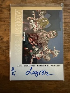 ZOMBIES - {M20} 2014 Goodwin Champions Monsters! Auto Card - 3/25 - Picture 1 of 2