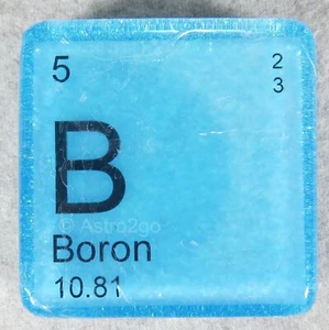ELEMENTO TAVOLA PERIODICO "B" BORO NOVITÀ SAPONE BAGNO MANI-4 oz SOLO BOLLICINE NUOVO! - Foto 1 di 5