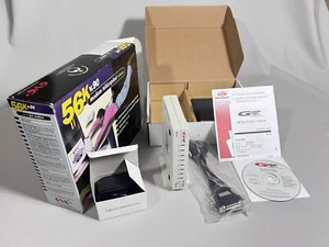 GVC Gnet 56K  V.90 External Fax Modem MD0340 Complete In Box Like New - Picture 1 of 11