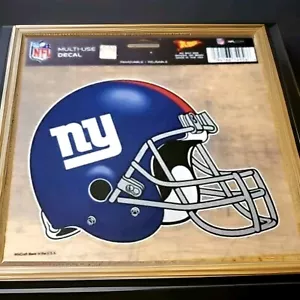 NY New York Giants Helmet Die Cut Laminated Vinyl Reusable Decal 5"×5" New - Picture 1 of 2