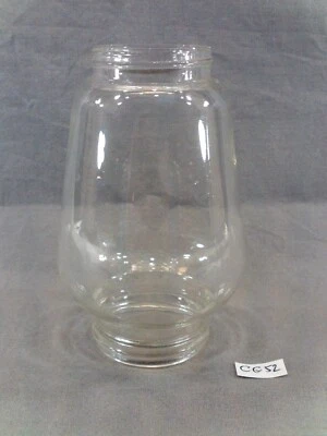 Verre de lampe tempête en verre H: 11,5 cm à visser, lampe à pétrole  (CG52) - Photo 1/4