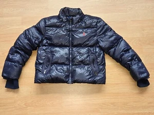 POLO RALPH LAUREN BLUE PUFFER DOWN BOYS JACKET SZ L (12-14) NO HOOD - Picture 1 of 6