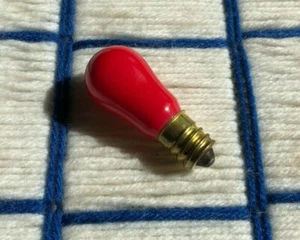 BOX of 10 CERAMIC RED NIGHT LIGHT 6S6 INDUSTRIAL indicator BULB C7 Christmas E12 - Picture 1 of 3