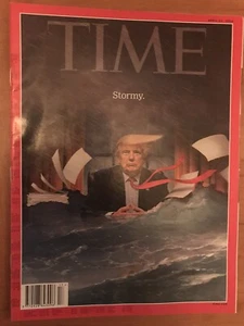 TIME Magazine 2018 Stormy Donald Trump Tim O’Brien Cover Art NO LABEL - Picture 1 of 1
