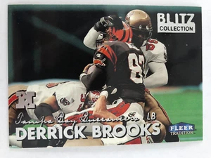1999 Fleer Tradition Blitz Collection Derrick Brooks #97BC Buccaneers - Bild 1 von 2