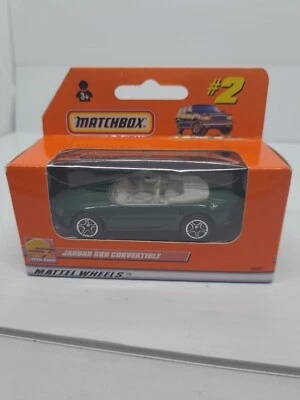Vintage MATCHBOX SUPERFAST #2 JAGUAR XK8 CONVERTIBLE dark green NEW IN BOX 96022 - Image 1 of 4
