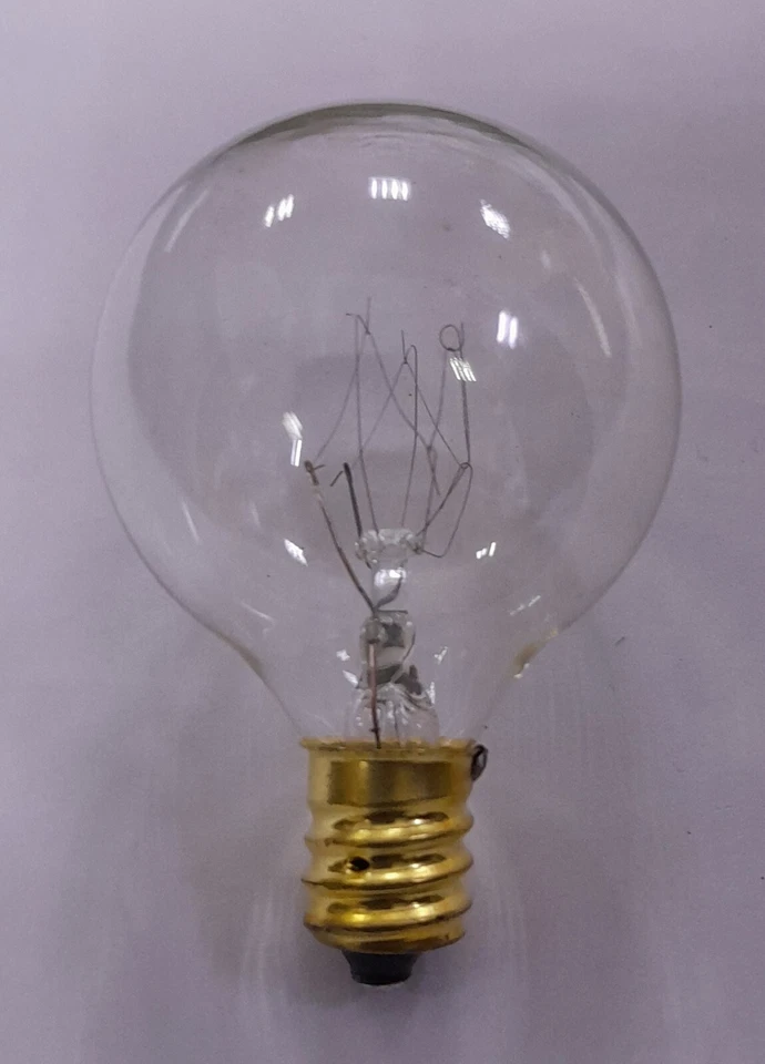 2x 7W Globe NIGHT LIGHT LAMP SPARE MINI BULBS; E12 CANDELABRA CES 12MM SCREW - Image 1 of 1