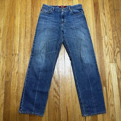 Vintage Guess Jeans Men’s 34x33 Grunge Y2K 1990s Distressed USA Marble Whiskers - Image 1 of 4