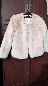 Mädchen Jacke Kunstfell Rose Rosa Jahr 10 Mädchen Jacke - Bild 1 von 20