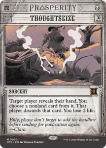 Thoughtseize- Outlaws of Thunder Junction: (Breaking News)- (Non-Foil)(NM) - Picture 1 of 1