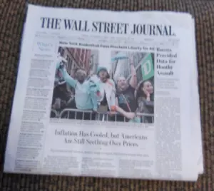 NEW YORK WALL STREET JOURNAL -25/10/24-NY LIBERTY+MLB-NY YANKEES-SERIE MUNDIAL - Imagen 1 de 1