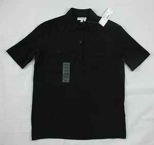 Lacoste Casual Black Silk Blend Polo Shirt 40/8 $185 QF2028 BNWT 100% Authentic - Picture 1 of 1
