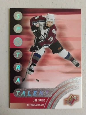 01 02 SPX SPXTRA TALENT JOE SAKIC #81 AVALANCHE - Image 1 of 2