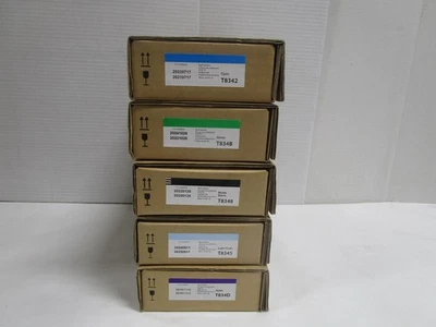 LOTE EPSON DE 5 T834B T834D T8342 T8348 T8345 SC-P9000/7000 DATAS MISTAS VER FOTO - Imagem 1 de 4