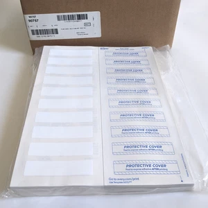 Avery Easy Align Self-Laminating ID Labels Permanent 1-1/32" x 3-1/2" 600 Labels - Bild 1 von 6