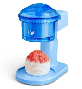 Koji 6 Cups 16oz Blue Snow Cone Maker Set Shaved Ice Machine - Picture 1 of 4