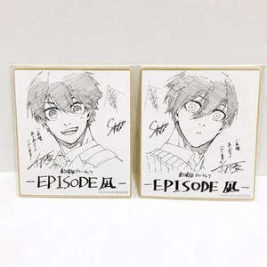 Blue Lock the Movie Episodio Nagi Yoichi Rin Set Beneficio para Visitantes Mini Shikishi - Imagen 1 de 12