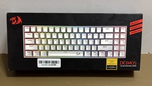 Redragon Deimos K599 Dual Mode Mechanical Gaming Keyboard, Brown Switch- White - Picture 1 of 12