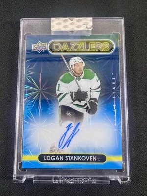 LOGAN STANKOVEN 2024-25 UPPER DECK CLEAR CUT DAZZLERS AUTOS #DA-LS - Image 1 of 2